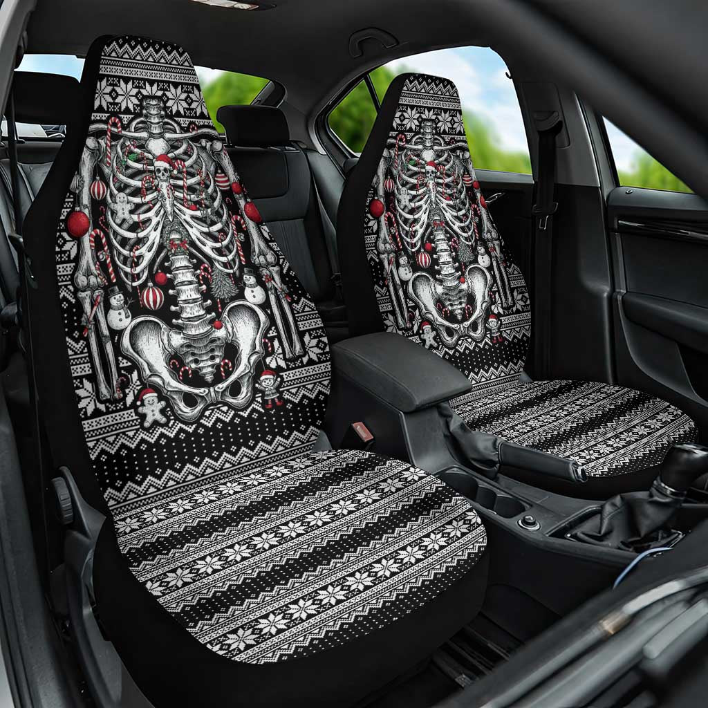 Merry Creepmas Car Seat Cover Bone to be Jolly - Wonder Print Shop