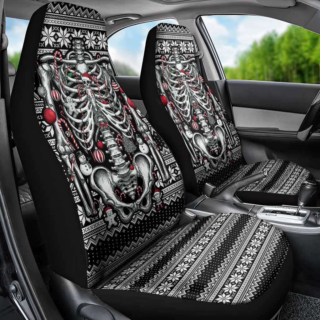 Merry Creepmas Car Seat Cover Bone to be Jolly - Wonder Print Shop