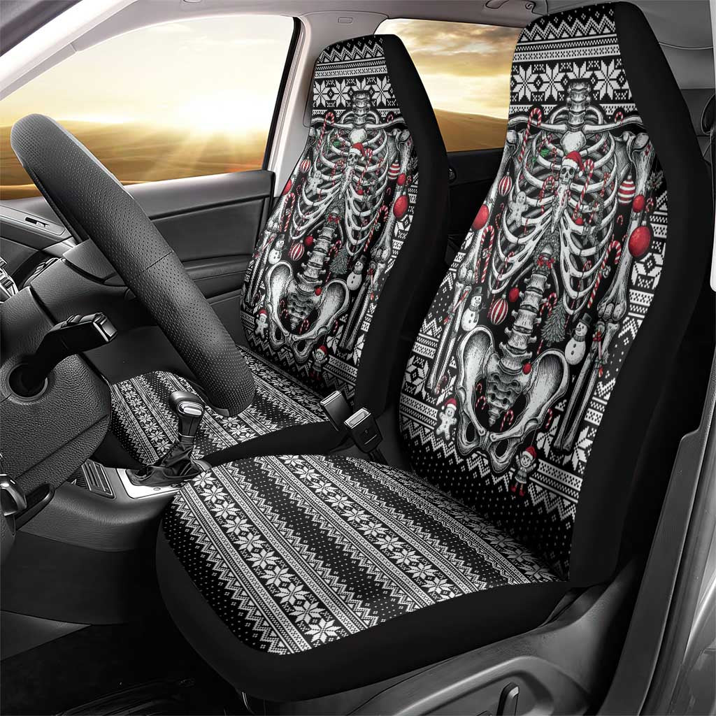 Merry Creepmas Car Seat Cover Bone to be Jolly - Wonder Print Shop