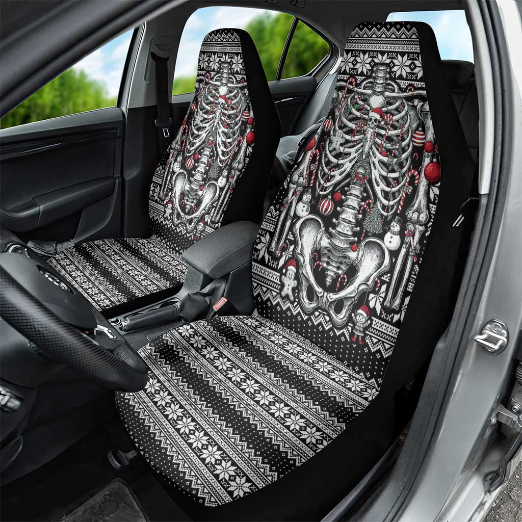 Merry Creepmas Car Seat Cover Bone to be Jolly - Wonder Print Shop