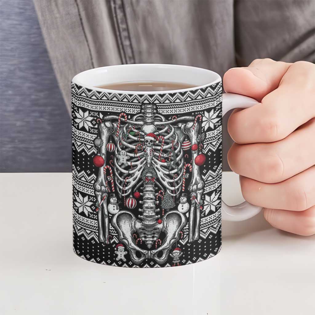 Merry Creepmas Ceramic Mug Bone to be Jolly - Wonder Print Shop