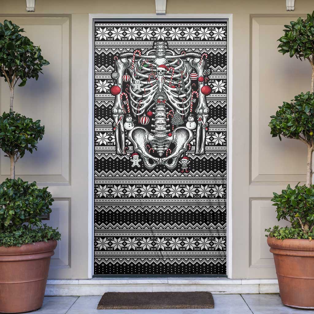 Merry Creepmas Door Cover Bone to be Jolly - Wonder Print Shop