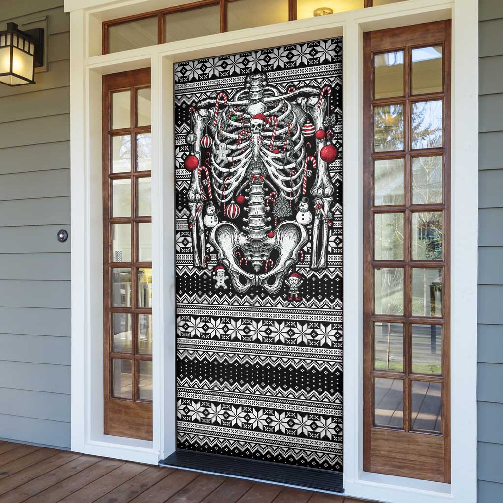Merry Creepmas Door Cover Bone to be Jolly - Wonder Print Shop