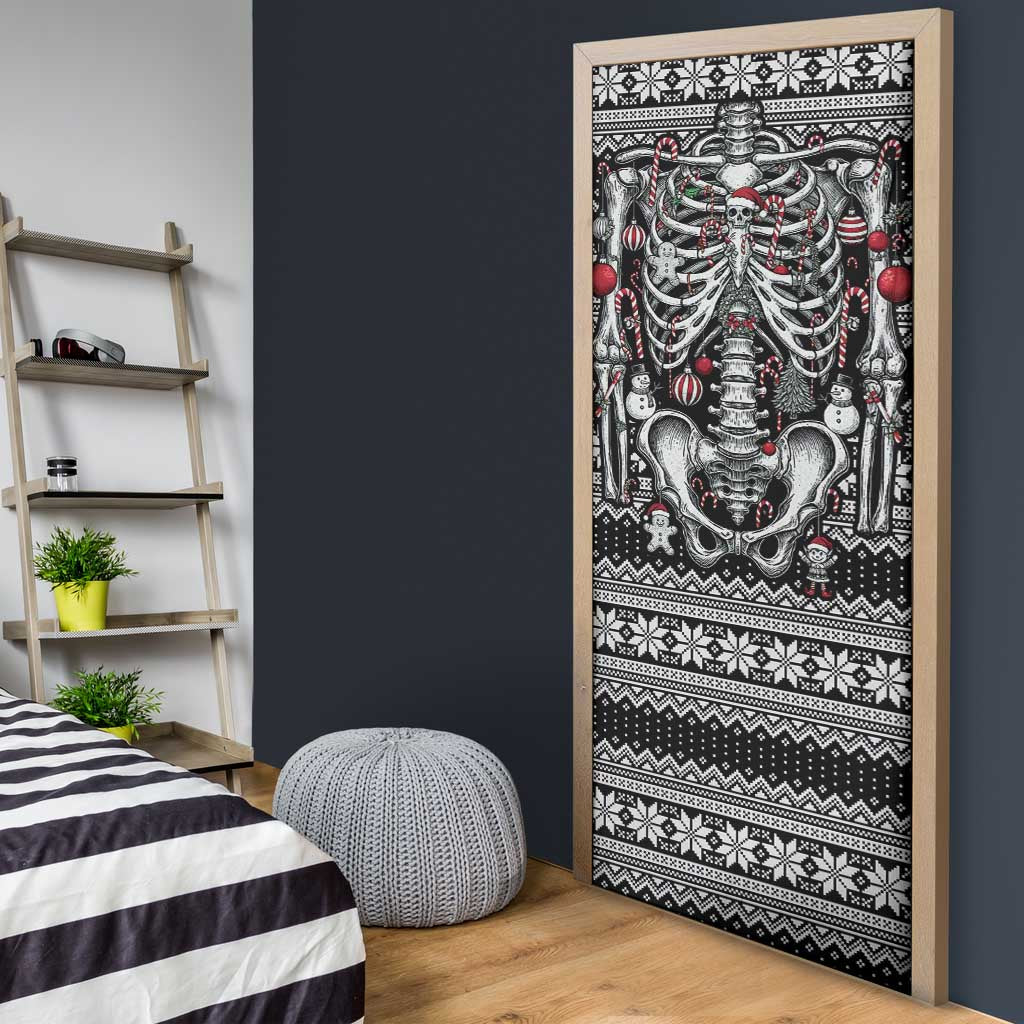 Merry Creepmas Door Cover Bone to be Jolly - Wonder Print Shop