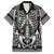 Merry Creepmas Family Matching Off The Shoulder Long Sleeve Dress and Hawaiian Shirt Bone to be Jolly - Wonder Print Shop