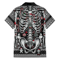 Merry Creepmas Family Matching Off The Shoulder Long Sleeve Dress and Hawaiian Shirt Bone to be Jolly - Wonder Print Shop