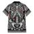 Merry Creepmas Family Matching Off The Shoulder Long Sleeve Dress and Hawaiian Shirt Bone to be Jolly - Wonder Print Shop