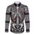 Merry Creepmas Family Matching Off The Shoulder Long Sleeve Dress and Hawaiian Shirt Bone to be Jolly - Wonder Print Shop