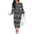 Merry Creepmas Family Matching Off The Shoulder Long Sleeve Dress and Hawaiian Shirt Bone to be Jolly - Wonder Print Shop