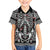 Merry Creepmas Family Matching Off The Shoulder Long Sleeve Dress and Hawaiian Shirt Bone to be Jolly - Wonder Print Shop