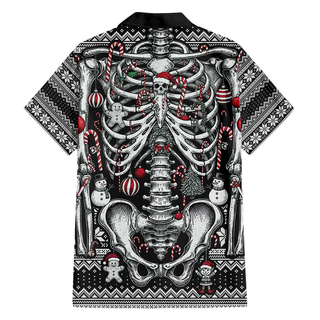 Merry Creepmas Family Matching Tank Maxi Dress and Hawaiian Shirt Bone to be Jolly - Wonder Print Shop