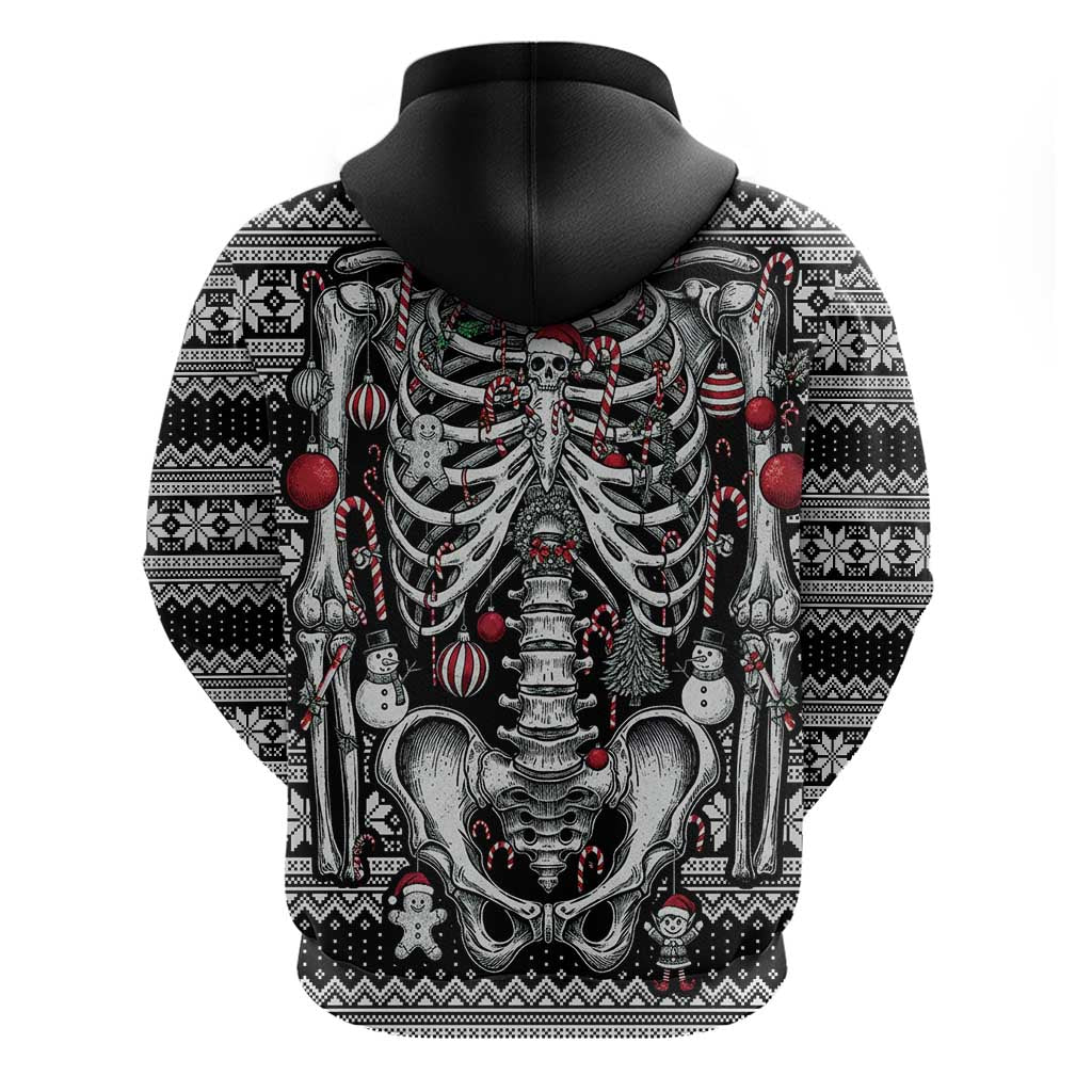 Merry Creepmas Hoodie Bone to be Jolly - Wonder Print Shop
