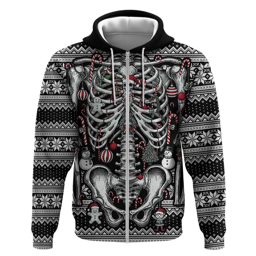 Merry Creepmas Hoodie Bone to be Jolly - Wonder Print Shop