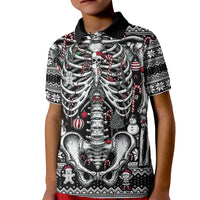 Merry Creepmas Kid Polo Shirt Bone to be Jolly - Wonder Print Shop