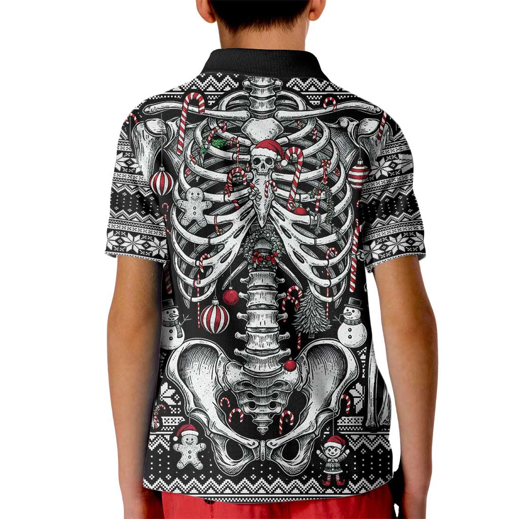 Merry Creepmas Kid Polo Shirt Bone to be Jolly - Wonder Print Shop