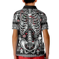 Merry Creepmas Kid Polo Shirt Bone to be Jolly - Wonder Print Shop