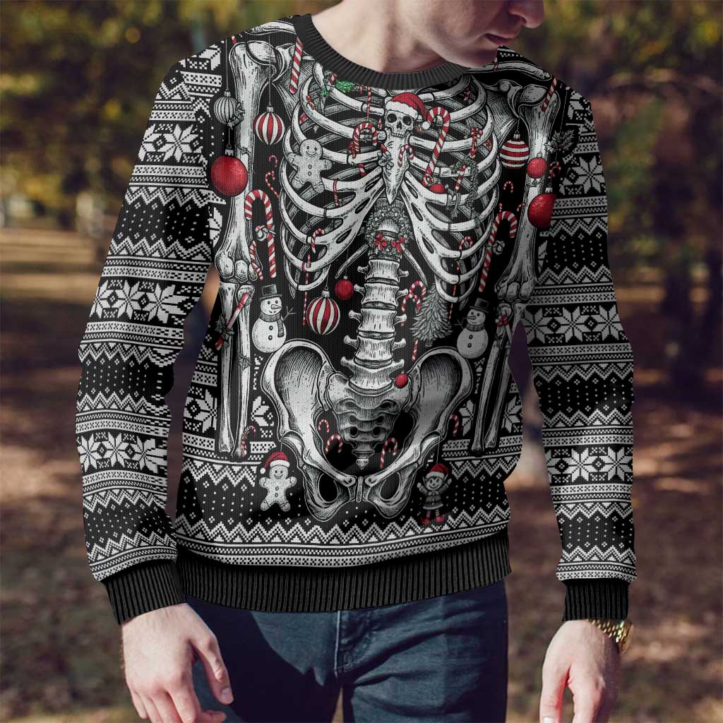 Merry Creepmas Bone to be Jolly Ugly Christmas Sweater - Wonder Print Shop