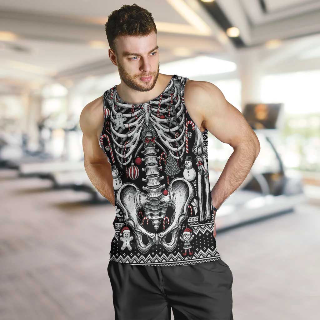 Merry Creepmas Men Tank Top Bone to be Jolly - Wonder Print Shop