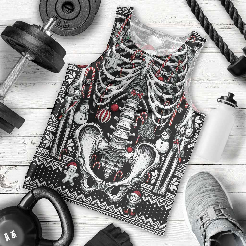 Merry Creepmas Men Tank Top Bone to be Jolly - Wonder Print Shop