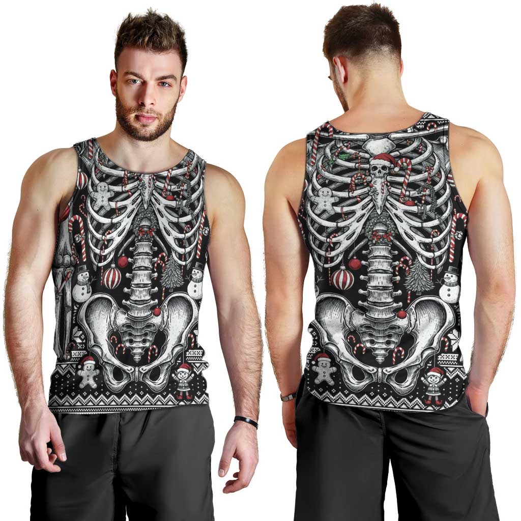 Merry Creepmas Men Tank Top Bone to be Jolly - Wonder Print Shop