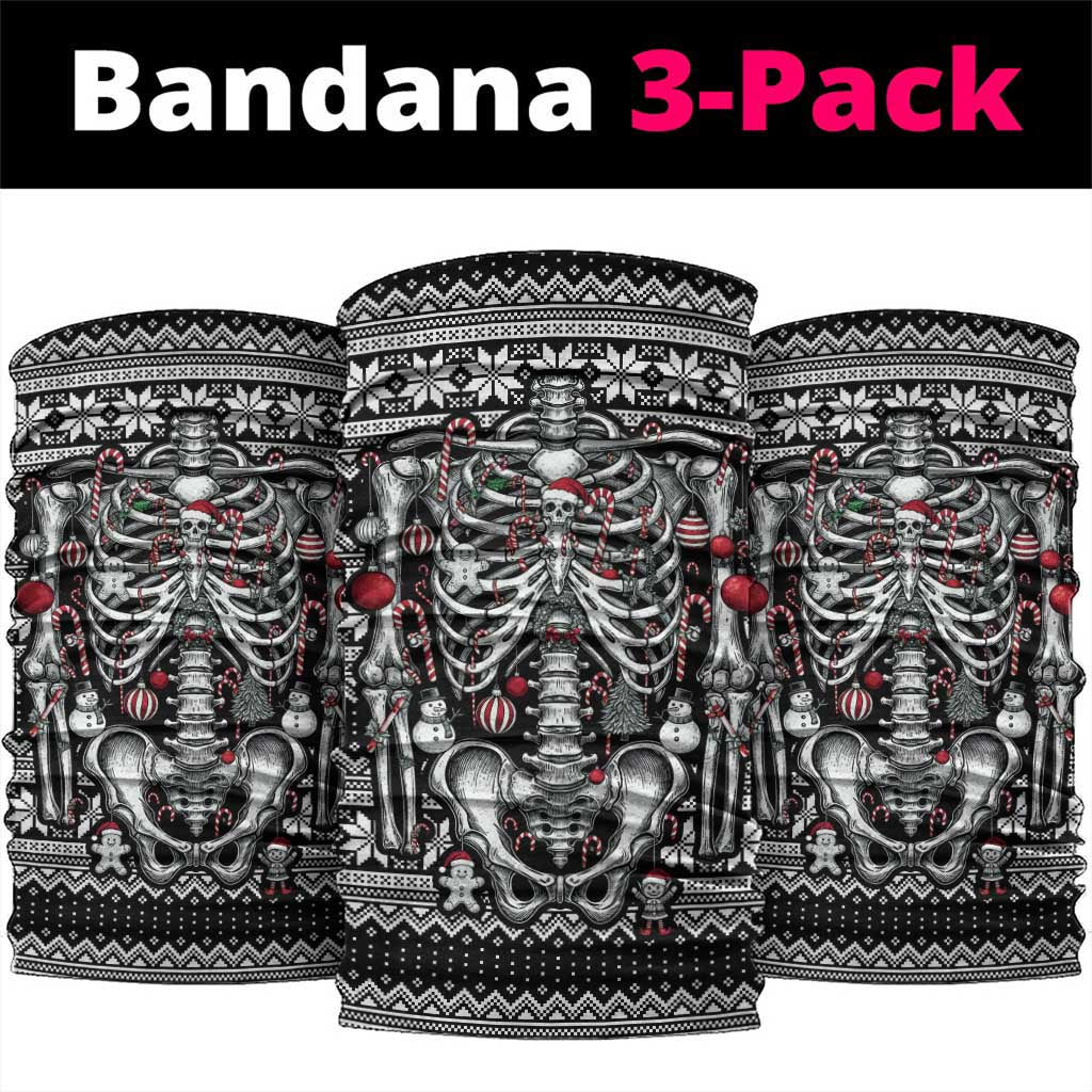 Merry Creepmas Neck Gaiter Bone to be Jolly - Wonder Print Shop