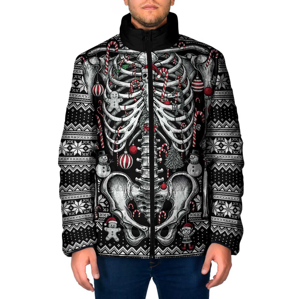 Merry Creepmas Padded Jacket Bone to be Jolly - Wonder Print Shop