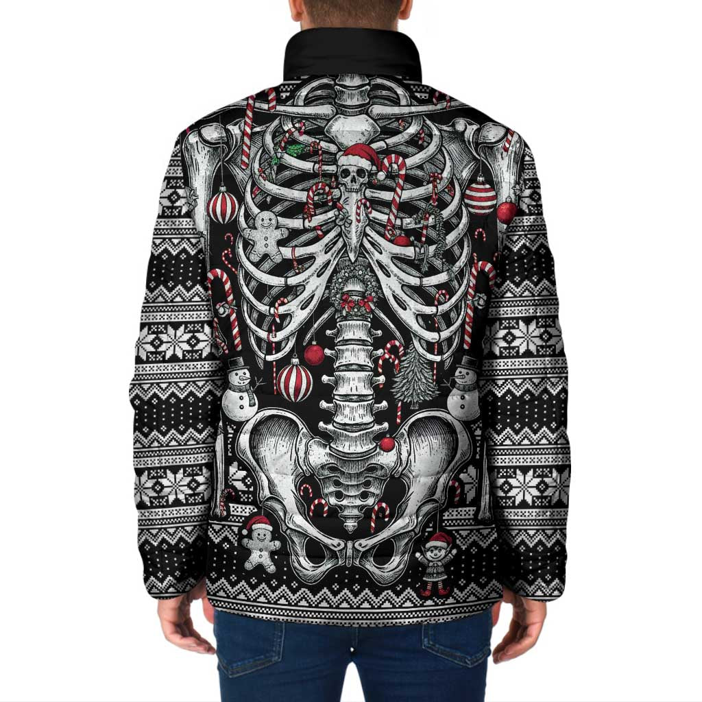 Merry Creepmas Padded Jacket Bone to be Jolly - Wonder Print Shop