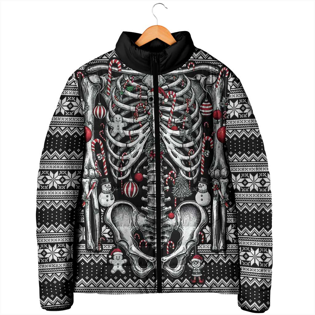 Merry Creepmas Padded Jacket Bone to be Jolly - Wonder Print Shop