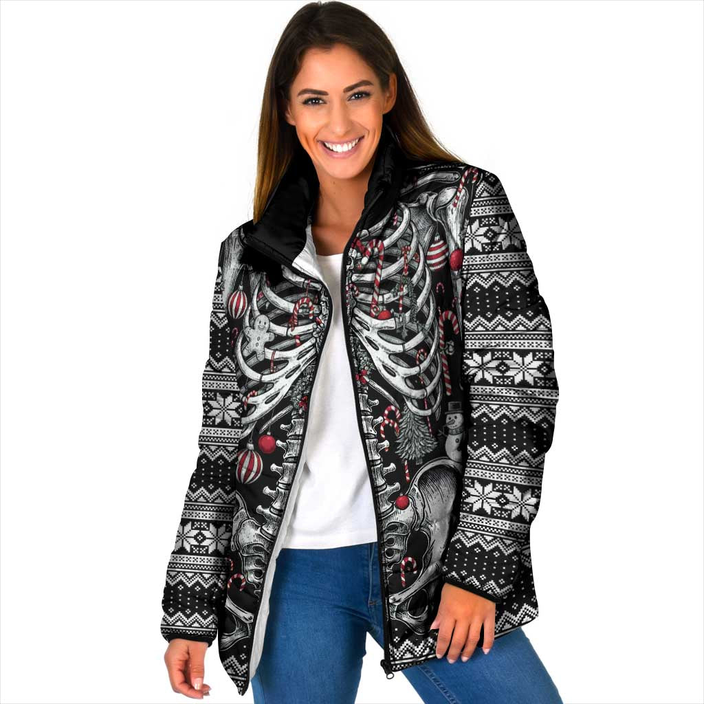 Merry Creepmas Padded Jacket Bone to be Jolly - Wonder Print Shop