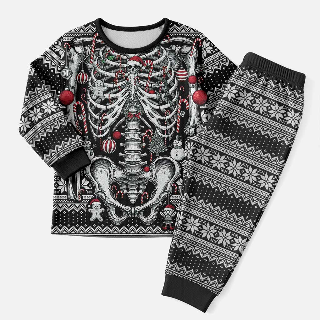 Merry Creepmas Bone to be Jolly Christmas Pajama Set - Wonder Print Shop