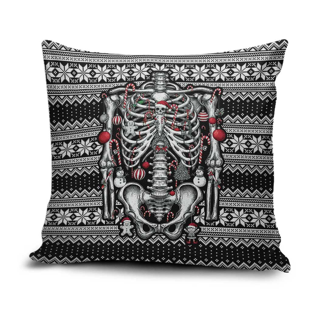 Merry Creepmas Pillow Cover Bone to be Jolly - Wonder Print Shop