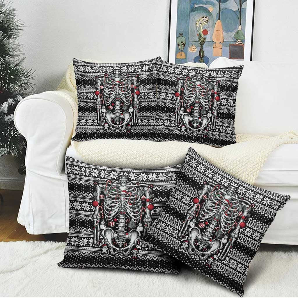 Merry Creepmas Pillow Cover Bone to be Jolly - Wonder Print Shop