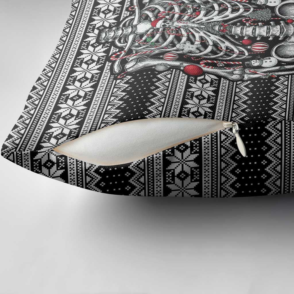 Merry Creepmas Pillow Cover Bone to be Jolly - Wonder Print Shop