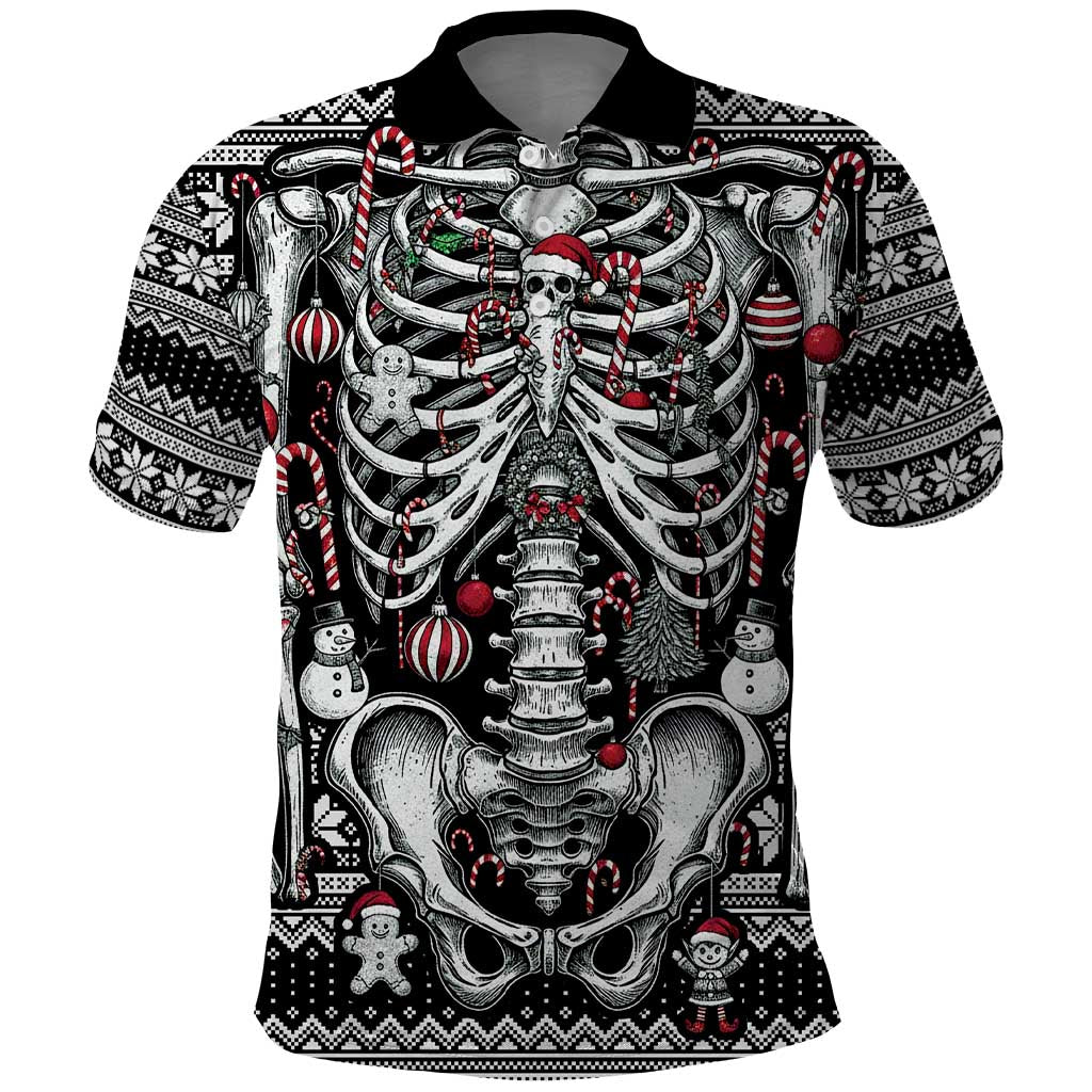 Merry Creepmas Polo Shirt Bone to be Jolly - Wonder Print Shop