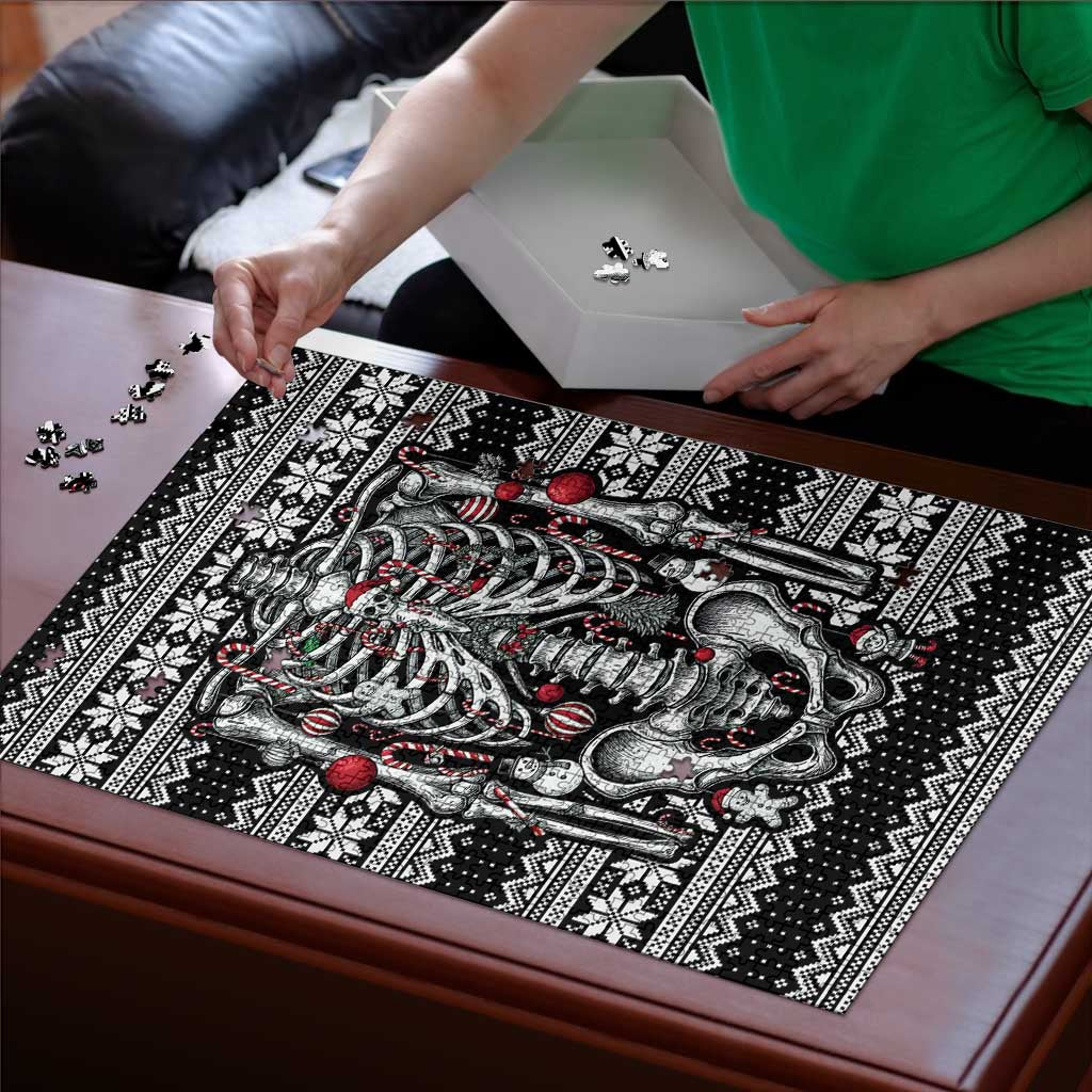 Merry Creepmas Puzzle Bone to be Jolly - Wonder Print Shop