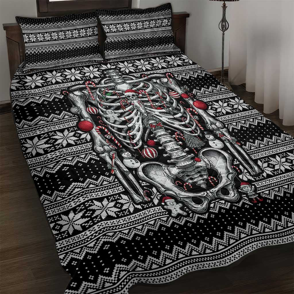 Merry Creepmas Quilt Bed Set Bone to be Jolly - Wonder Print Shop