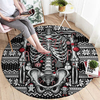 Merry Creepmas Round Carpet Bone to be Jolly - Wonder Print Shop
