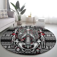 Merry Creepmas Round Carpet Bone to be Jolly - Wonder Print Shop