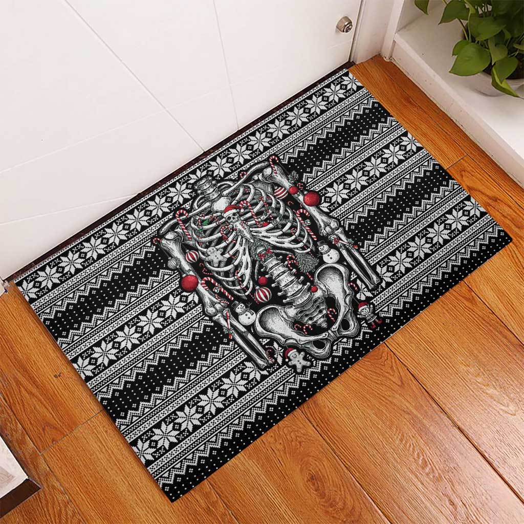 Merry Creepmas Rubber Doormat Bone to be Jolly - Wonder Print Shop