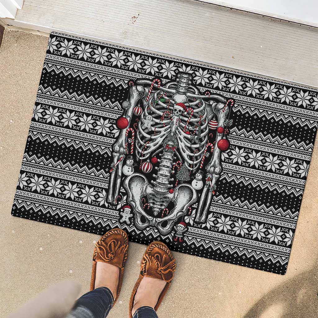 Merry Creepmas Rubber Doormat Bone to be Jolly - Wonder Print Shop