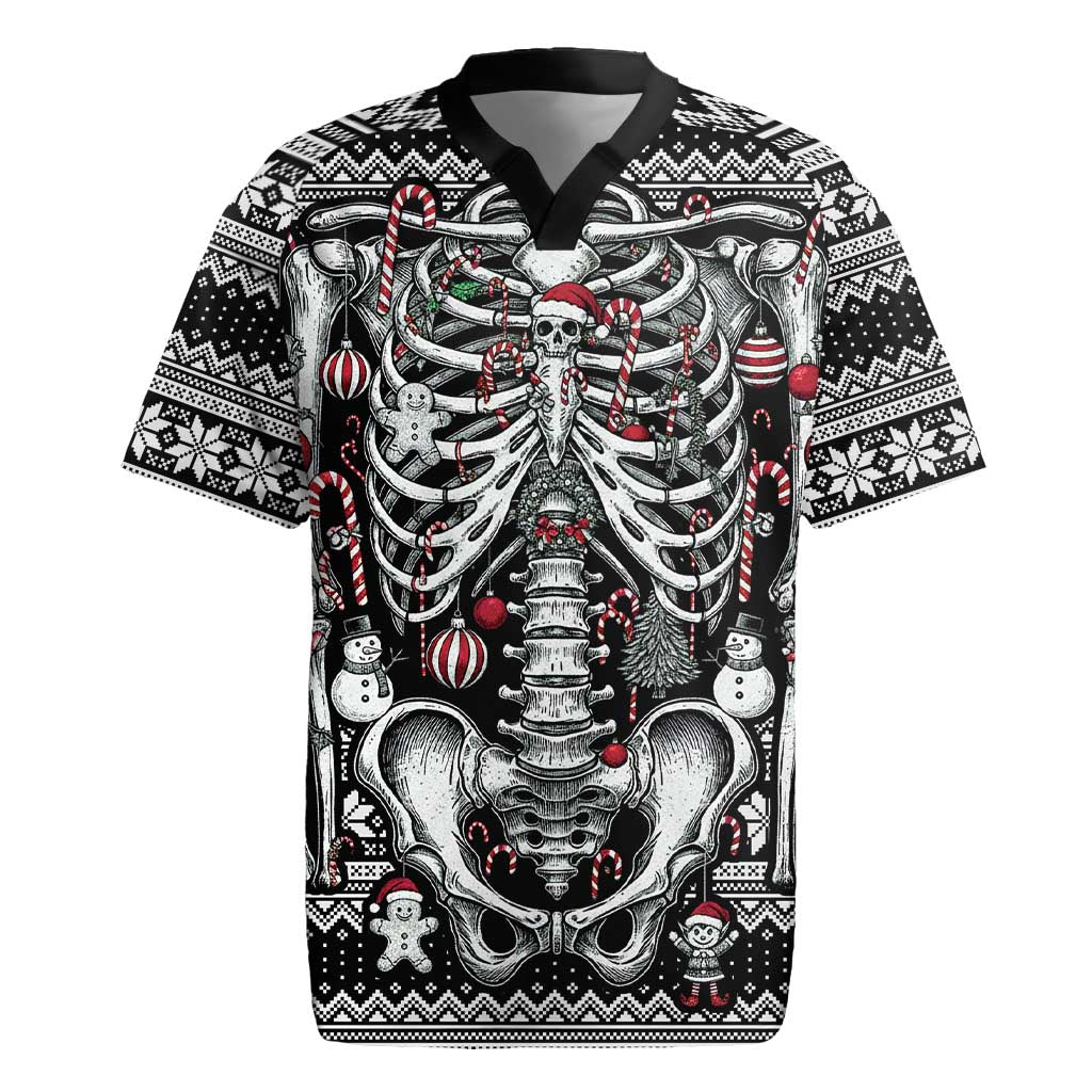 Merry Creepmas Rugby Jersey Bone to be Jolly - Wonder Print Shop