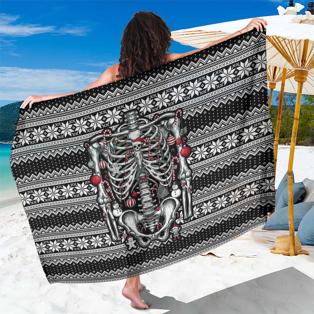 Merry Creepmas Sarong Bone to be Jolly - Wonder Print Shop