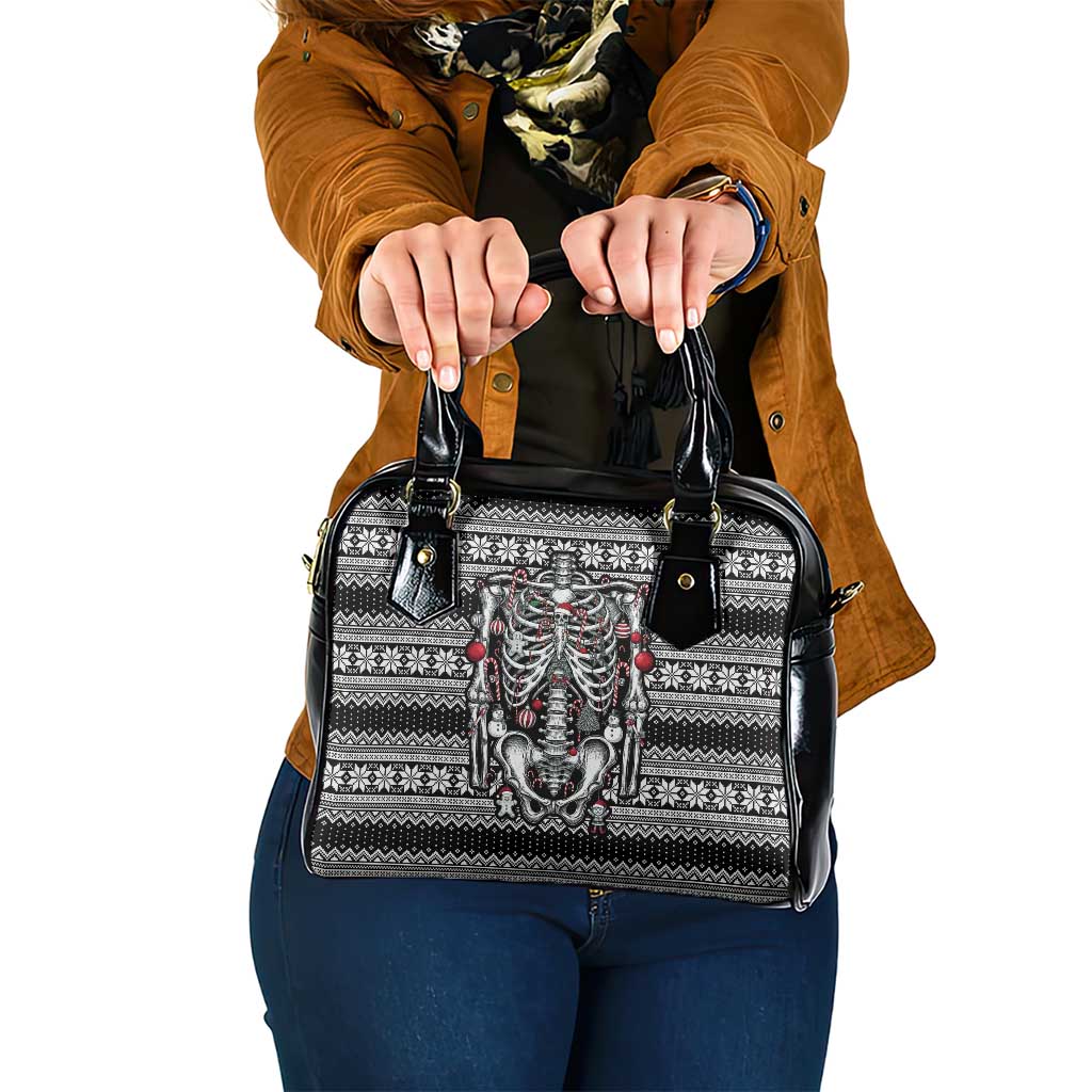 Merry Creepmas Shoulder Handbag Bone to be Jolly - Wonder Print Shop