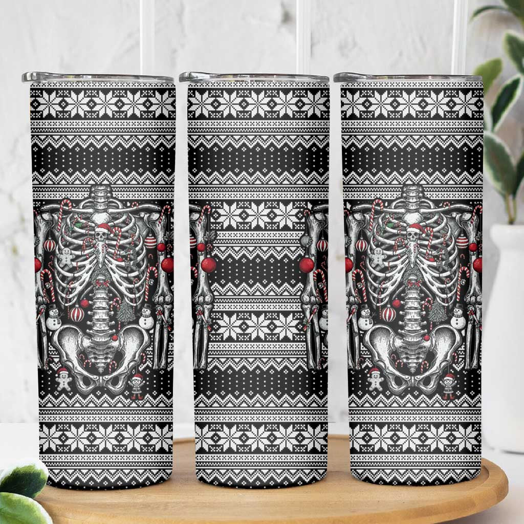 Merry Creepmas Skinny Tumbler Bone to be Jolly - Wonder Print Shop