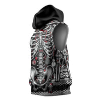 Merry Creepmas Sleeveless Hoodie Bone to be Jolly - Wonder Print Shop