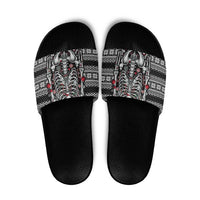 Merry Creepmas Slide Sandals Bone to be Jolly - Wonder Print Shop