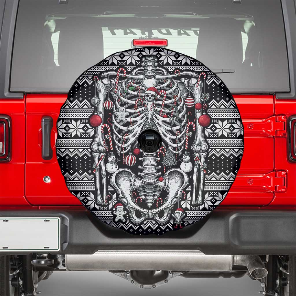 Merry Creepmas Spare Tire Cover Bone to be Jolly - Wonder Print Shop