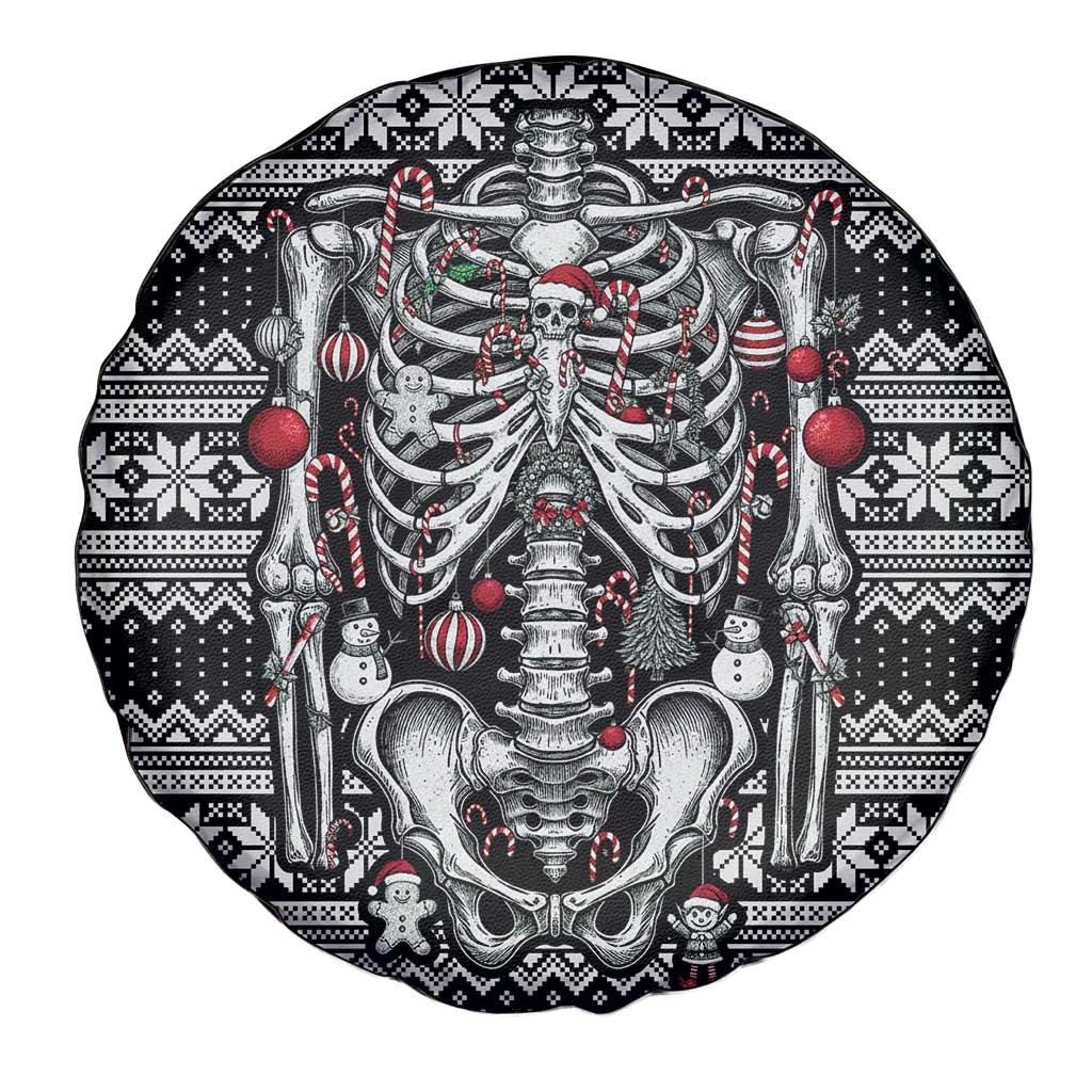 Merry Creepmas Spare Tire Cover Bone to be Jolly - Wonder Print Shop