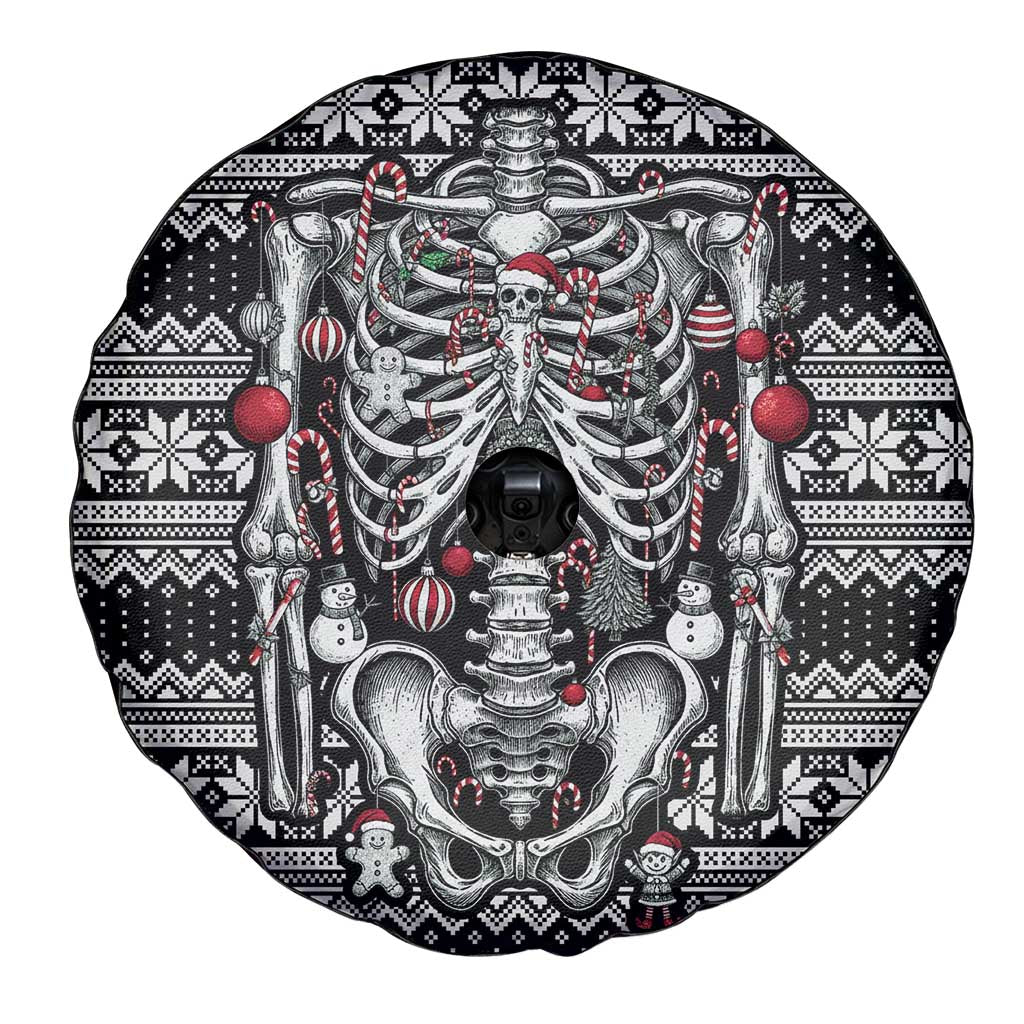Merry Creepmas Spare Tire Cover Bone to be Jolly - Wonder Print Shop