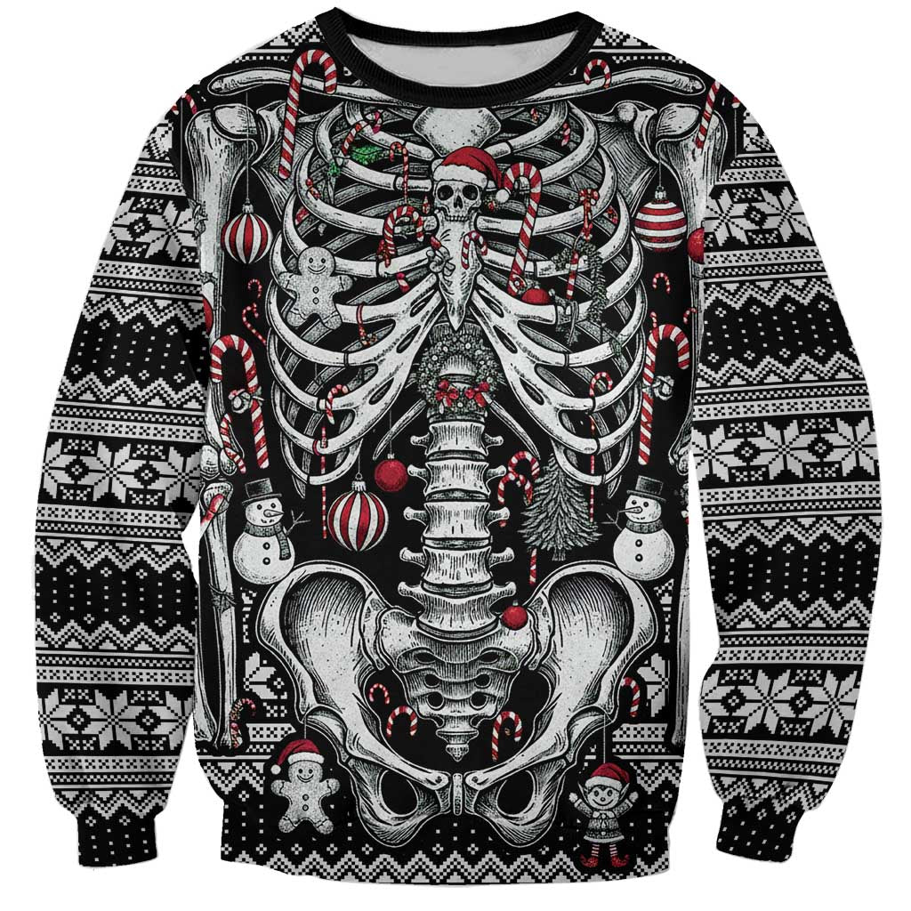 Merry Creepmas Sweatshirt Bone to be Jolly - Wonder Print Shop